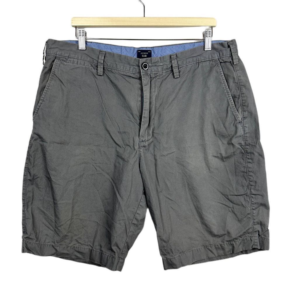 J Crew Gray Chino Shorts Size 38